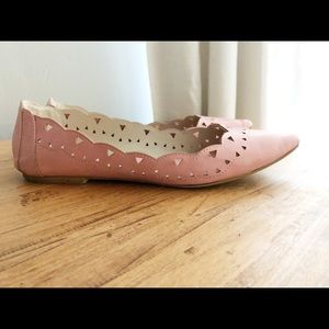 3/$25 Mia cut out pink pointed toe flats